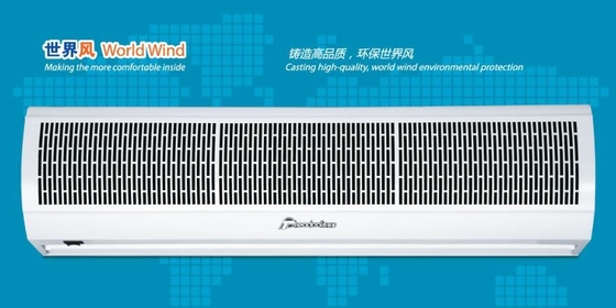 2025 새로운 크로스 플로우 공기 커튼 가죽 금속 덮개와 함께 카페테리아 베이커리 문