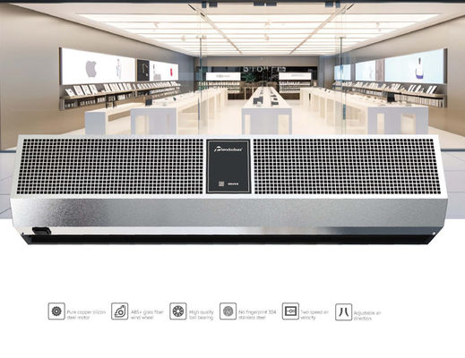 230V 상업용 도어 에어 커튼 2000m³/h 풍량 스테인리스 스틸