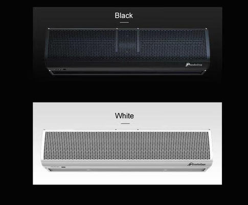 콤팩트 블랙 에어 커튼 0.9m ~ 2m 원격 제어 220-240V