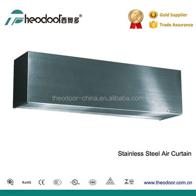 식품 공장용 스테인리스 스틸 에어 커튼 1000RPM 16-20 m/s