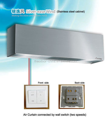 식품 공장용 스테인리스 스틸 에어 커튼 1000RPM 16-20 m/s