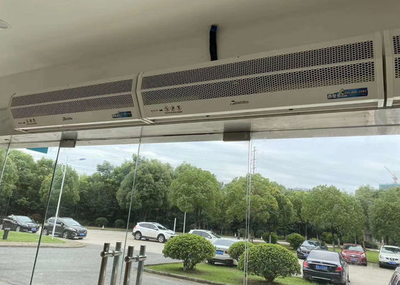 Industrial Air Curtain with 2-Speed Fan 3 Minutes Delay and 5000 Hours Continuous Operation for Commercial Doors