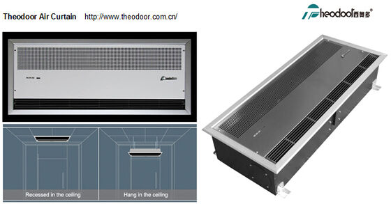 틈이 천장 바람 열 공기 커튼 열 장벽 팬 냉각 또는 난방 공기