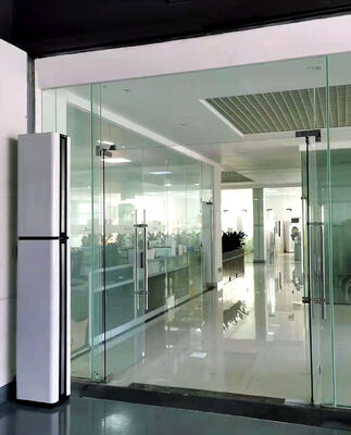 바닥 서 있는 온난화 공기 커튼 유리 문 수직 설치 열 공기 스크린